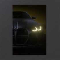 BMW M3 - Neon LED Car Poster