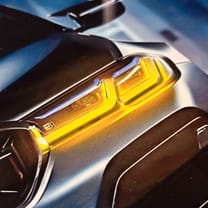 BMW G30 M5 - Neon LED Car Poster