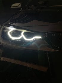 BMW M4 - Neon LED Car Poster