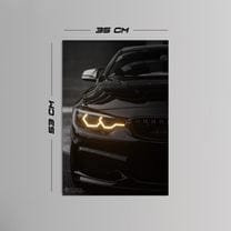 BMW M4 - Neon LED Car Poster