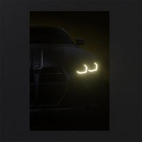 BMW M3 - Neon LED Car Poster