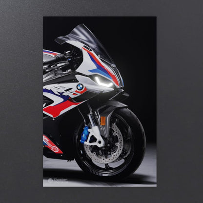 BMW S 1000 RR - Neon LED Bike Poster