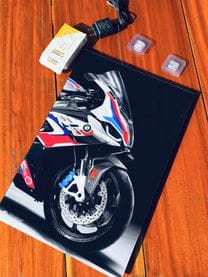BMW S 1000 RR - Neon LED Bike Poster