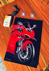 Ducati Panigale V4 - Neon LED Bike Poster