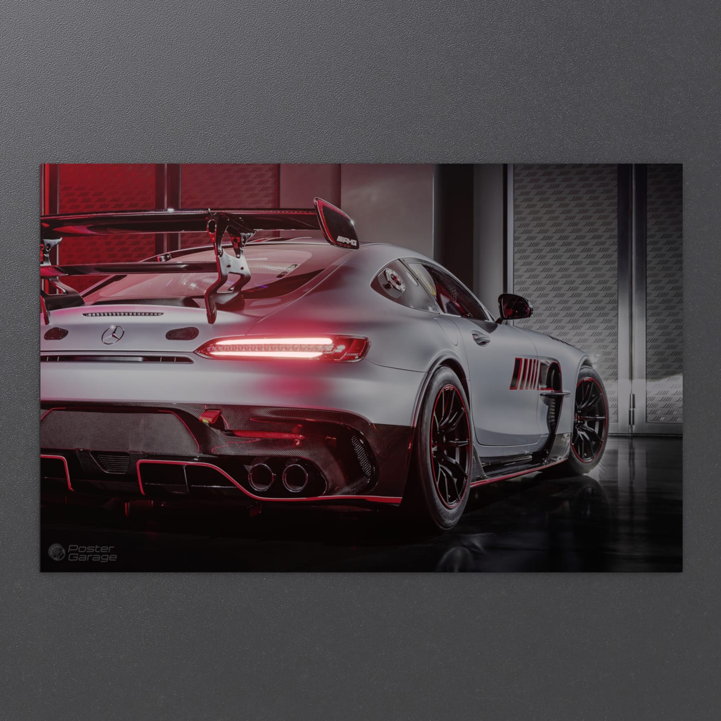 Mercedes Benz - Neon LED Car Poster