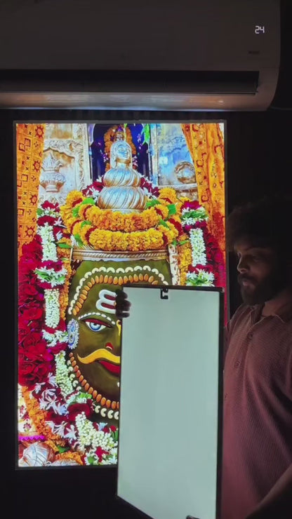 Durga Mata  Premium Acrylic Glow Light Frame